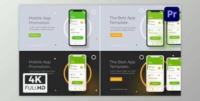 Mobile App Promo Mogrt 99 (Videohive 33323377)