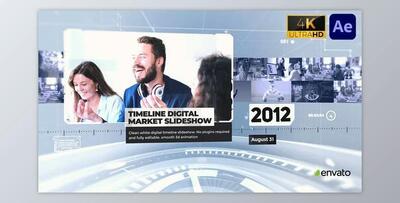 Timeline Digital Market Slideshow 4k (Videohive 47910502) - AE Project
