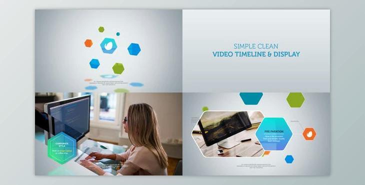 Simple Clean Timeline and Display (Videohive 22407578) - AE Project
