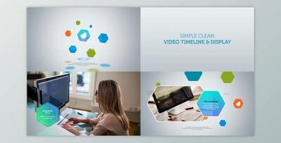 Simple Clean Timeline and Display (Videohive 22407578) - AE Project