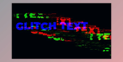 Glitch Title 4K (Videohive 42052399) - AE Project