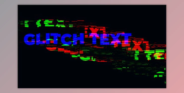 Glitch Title 4K (Videohive 42052399) - AE Project