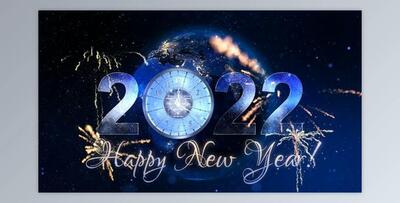 New Year Countdown Clock 2022 V3 (Videohive 9819353) - AE Project