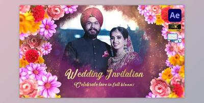 Indian Wedding Invitation Floral Slideshow (Videohive 50825965) - AE Project