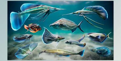 Unreal Engine - Alien Fish for School System - Scifi Fantasy Creatures