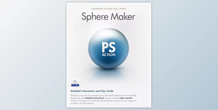 Sphere Maker Photoshop Action
