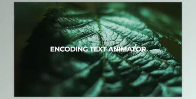 Encoding Text Animator (Motionarray 905720) - AE Project