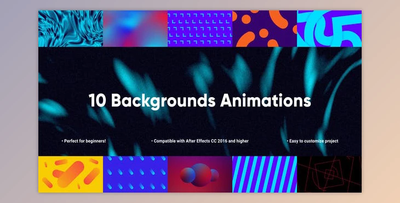 10 Special Backgrounds Animations After Effects (Videohive 46839581) - AE Project