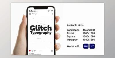 Glitch Typo (Videohive 50934226) - AE Project