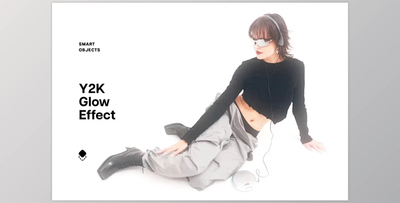 Y2K Glow Photo Effect - 232742457