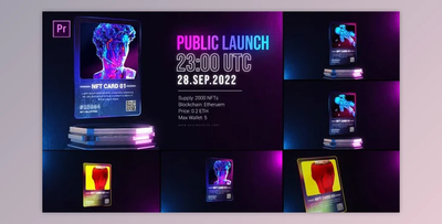 NFT Card Elements Pack (Videohive 39575603) - PR Project