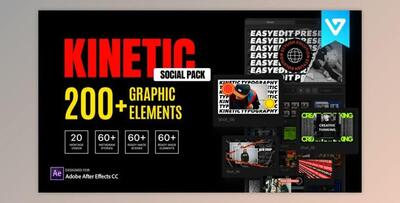 Kinetic Social Pack - AE Project Videohive 27596918