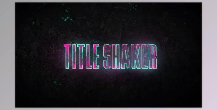 Title Shaker (Motionarray 980331) - AE Project