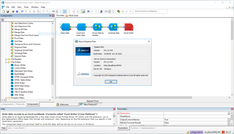BIOVIA Pipeline Pilot 2024 v24.1.0.334 x64 + Discovery Studio
