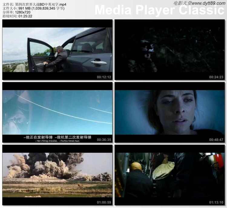 2019年美国动作科幻片《第四次世界大战》BD中英双字