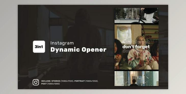 Instagram Dynamic Opener (Videohive 37179594) - AE Project
