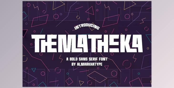 Thematheka – Bold Display Sans