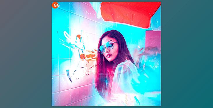 Cyberpunk Color Grade Photoshop Action GraphicRiver - 35403316