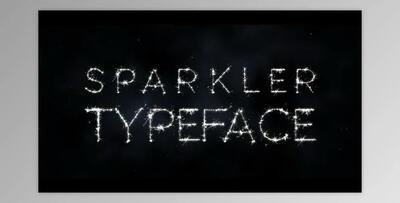 Sparkler Typeface (Videohive 34933538) - AE Project