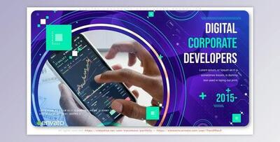 Digital Corporate Developers Promotion (Videohive 31211721) - AE Project