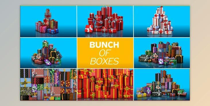 Gift Boxes Element 3D Pack (Videohive 25593365) - AE Project