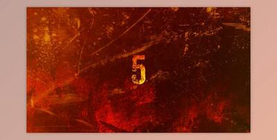 Grunge Countdown Intro Mogrt (Videohive 33230032)
