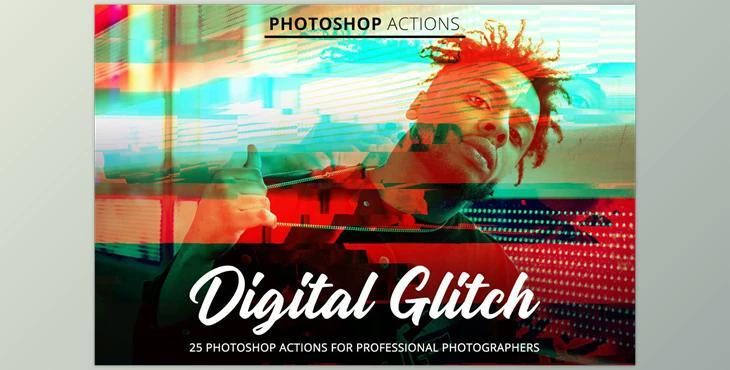 Digital Glitch Actions for Photoshop CreativeMarket-4845098