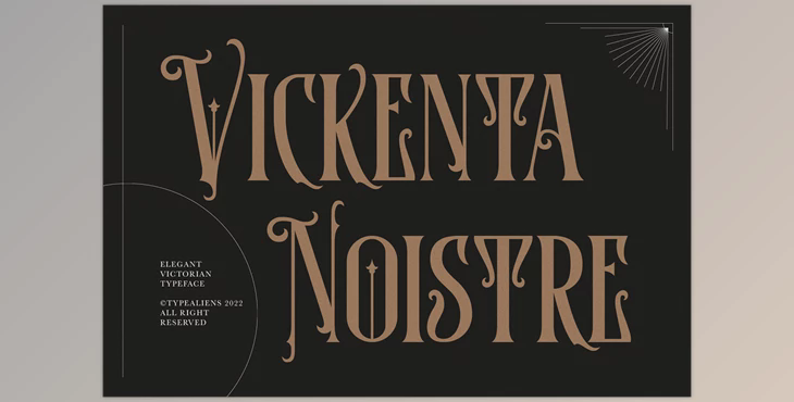 Vickenta Noistre Font CreativeMarket 7451812