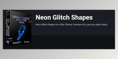 AEJuice – Neon Glitch Shapes for After Effects and Premiere Pro