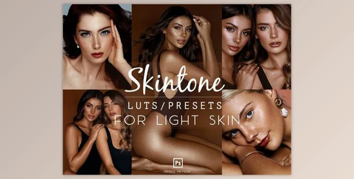 Skin Tone LUTs For Light Skin (Photoshop) by Prince Meyson