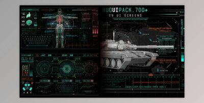 Hud UI Pack 700+ (Videohive 19326628) - AE Project