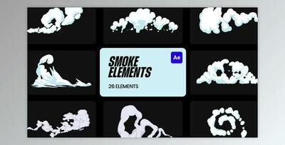 Smoke Cartoon VFX for After Effects (Videohive 36157772) - AE Project