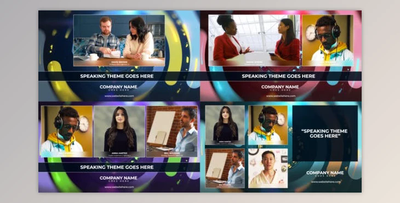 Video Interview, Conference, Display, Panels (VideoHive 33212860) - AE Project