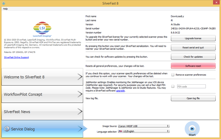 SilverFast Ai Studio / HDR Studio + ColorServer / X-Ray 8 Win/macOS