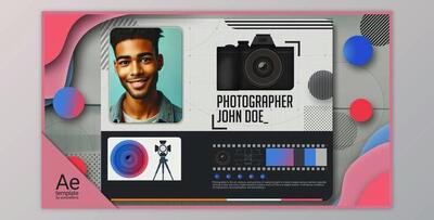 Photographer Profile (Videohive 55856830) - AE Project