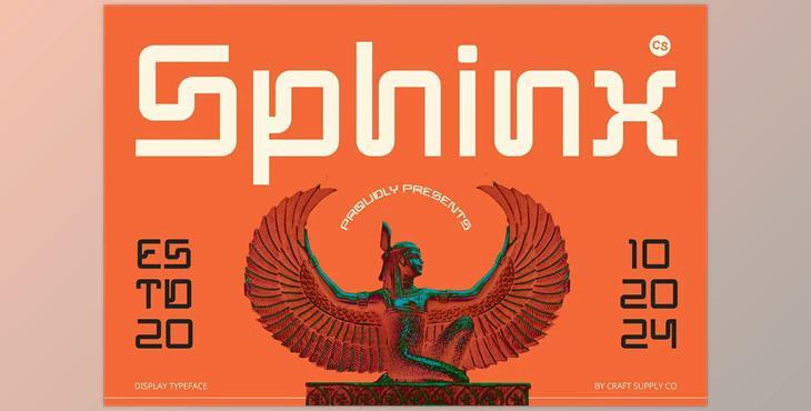 CS Sphinx – Futuristic Font Creative Market - 288089733