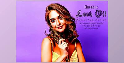 Cinematic Look Oil Photoshop Action CreativeMarket - 10256394