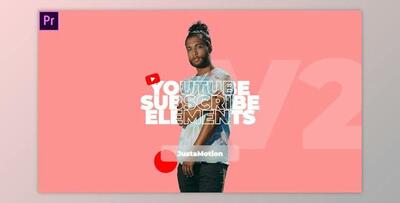 YouTube Subscribe Elements v2 (VideoHive 37658945) - PR Project