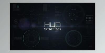 HUD Screens (Videohive 38130495) - AE Project