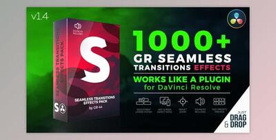 GR Seamless Transitions Effects for Davinci Resolve (Videohive 52438114)