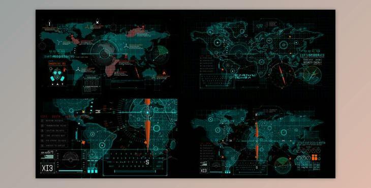 HUD UI Earth 3 (Videohive 43717253) - AE Project