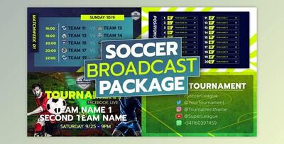 Soccer Broadcast Package (Videohive 34226444) - AE Project