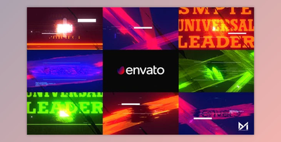 Glitch Brushstroke Intro V2 (Videohive 36705047) - AE Project