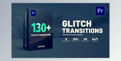 Glitch Transitions (Videohive 39343169) - PR Project