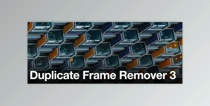 Aescripts Duplicate Frame Remover v3.3 (Win, Mac)