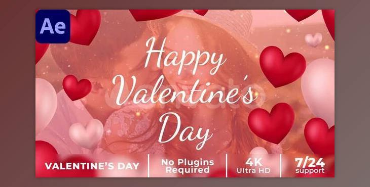 Valentines Day Intro (Videohive 35953507) - AE Project