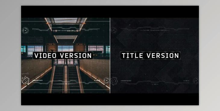 High Tech Opener (Videohive 15596273) - AE Project