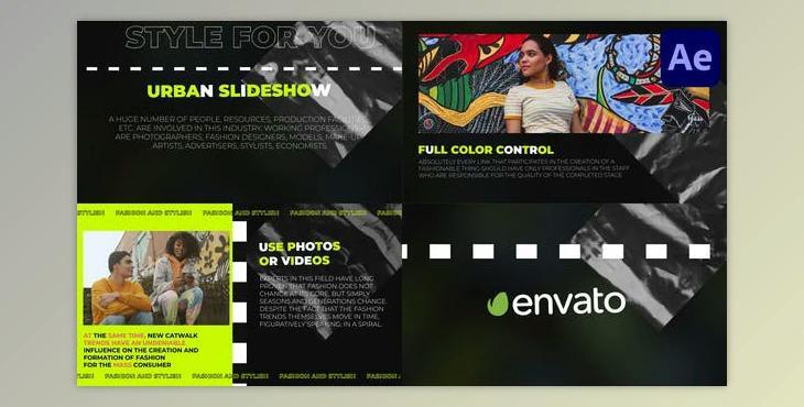 Urban Slideshow for After Effects (Videohive 43253039) - AE Project