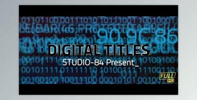 Digital Core Titles (Videohive 24370495) - AE Project
