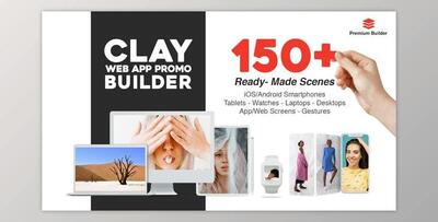 Clay Web App Promo Builder (Videohive 28890153) - AE Project